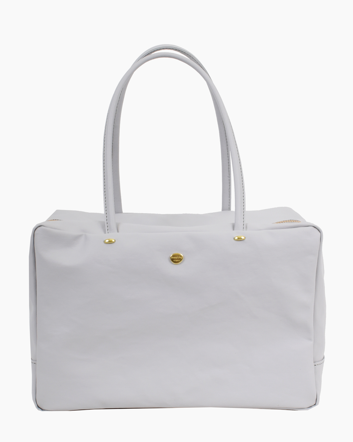 white and silver bag